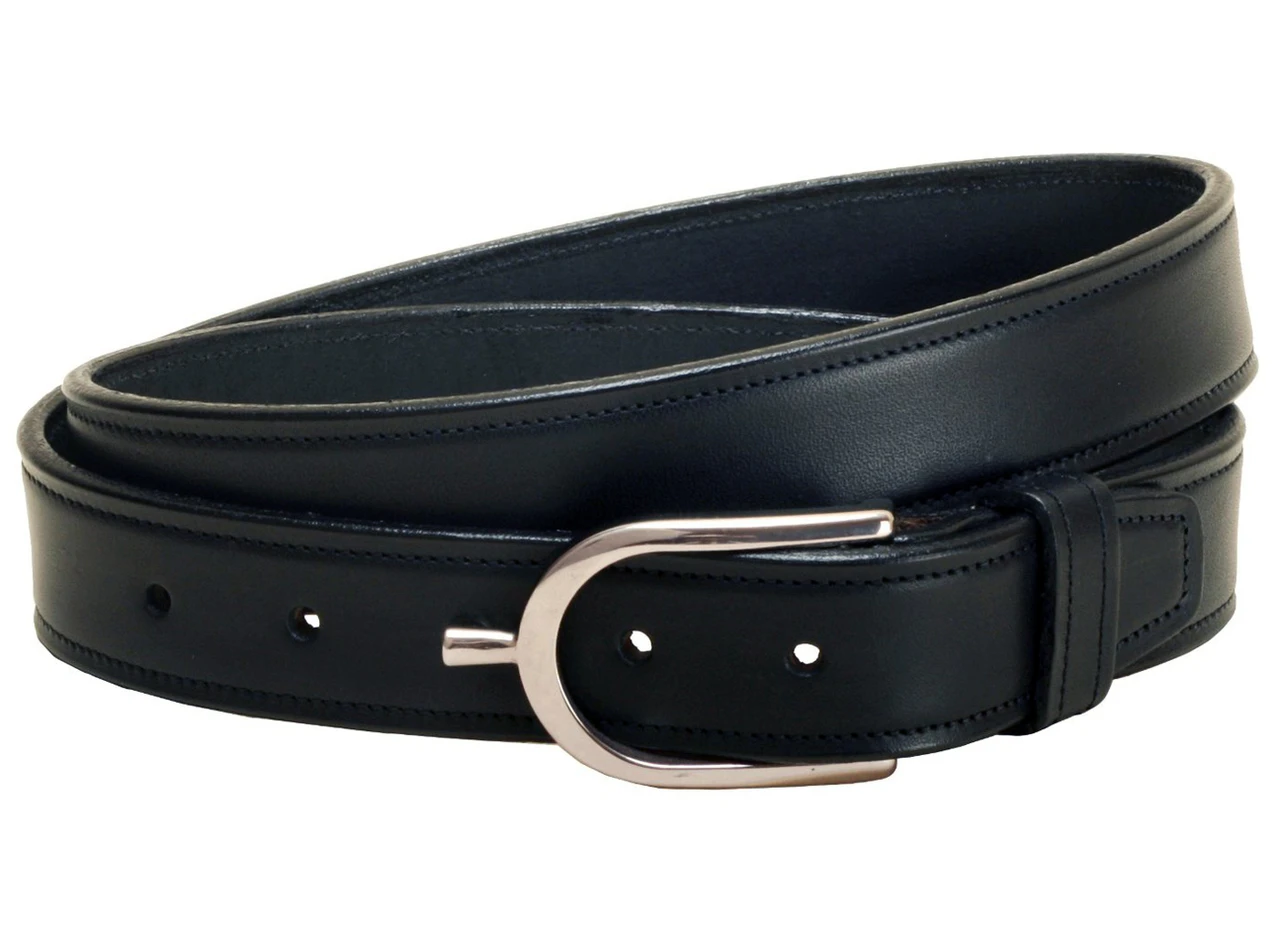 Tory Black Spur Buckle Belt, 24