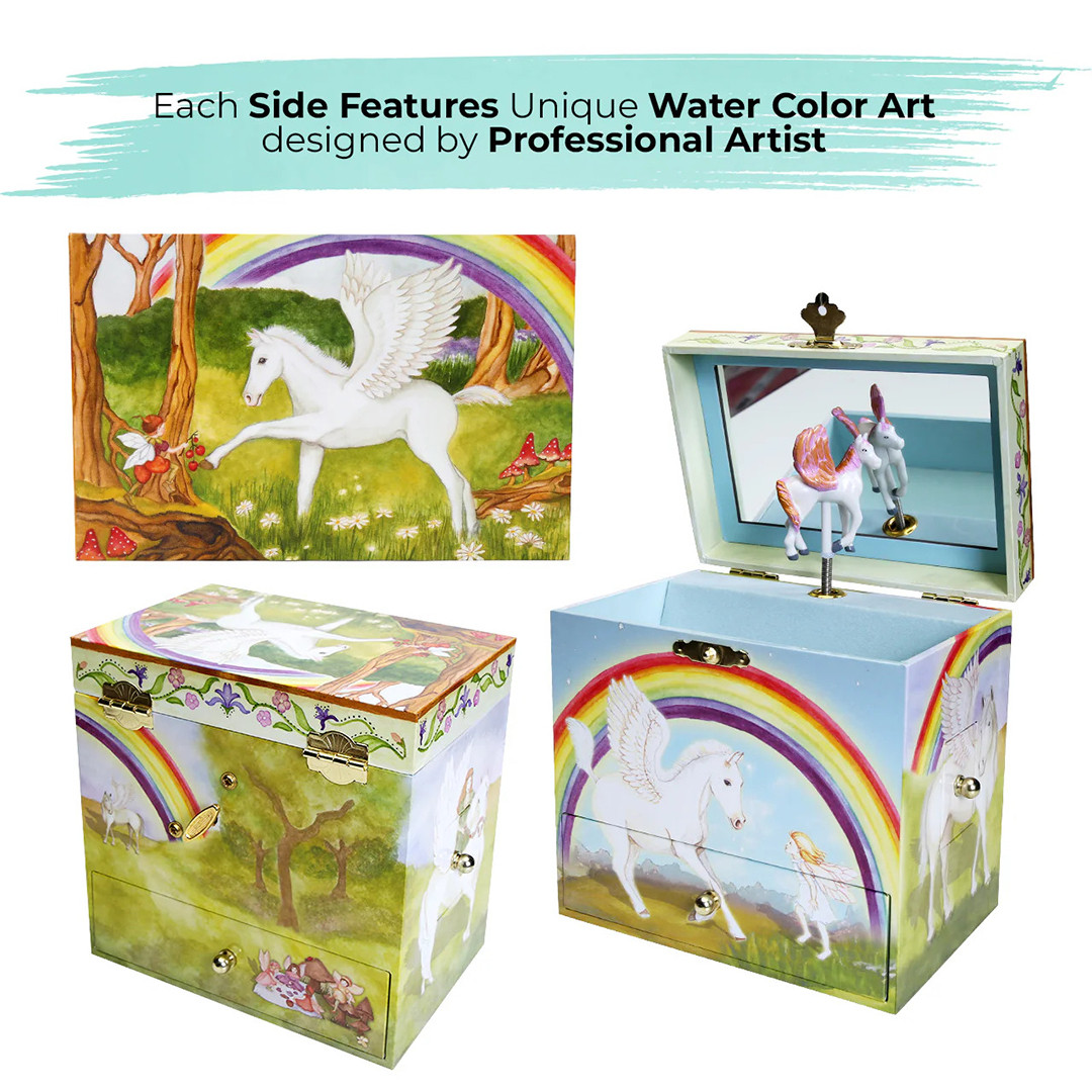 Breyer Enchantmints Pegasus Musical Treasure Box