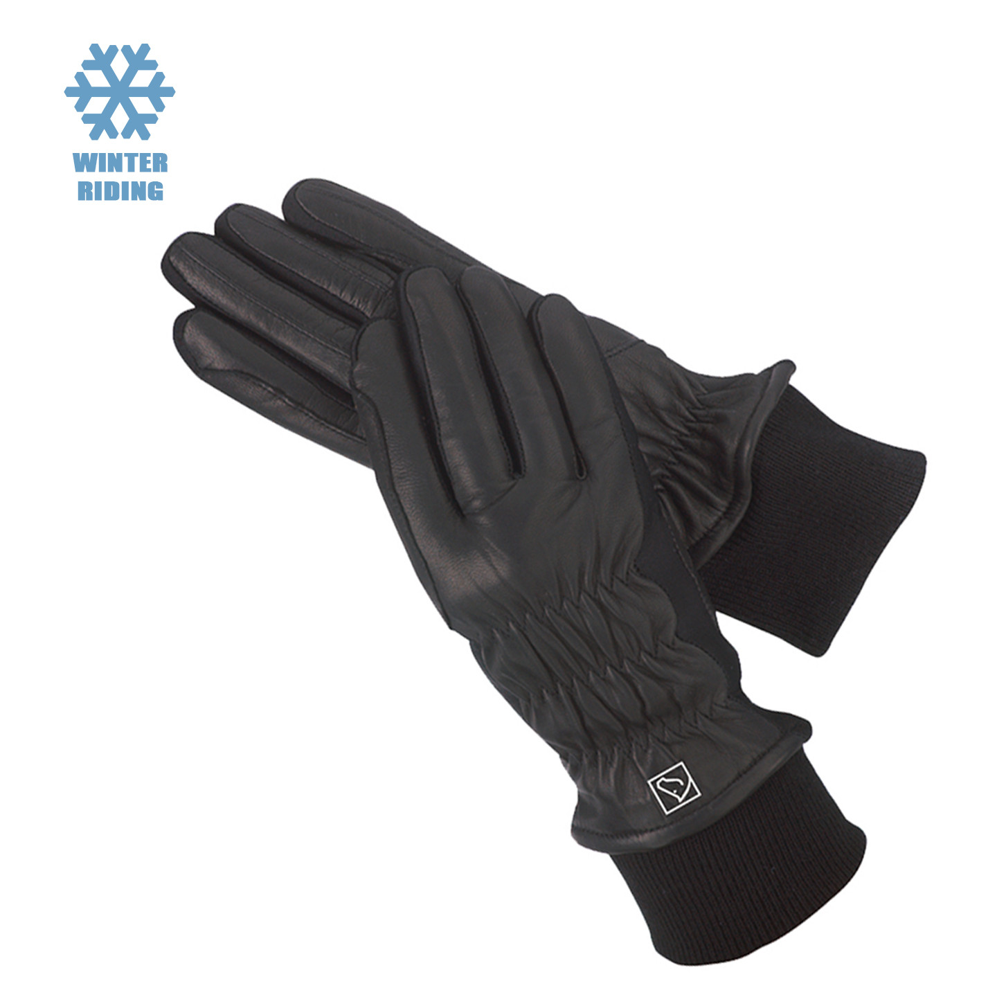 Gants D'équitation Hiver SSG - Noir Taille XS - Microfibre - Neuf
