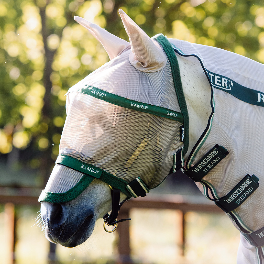 Rambo Plus Fly Mask, Three Colors, Small Pony, Pony & Cob