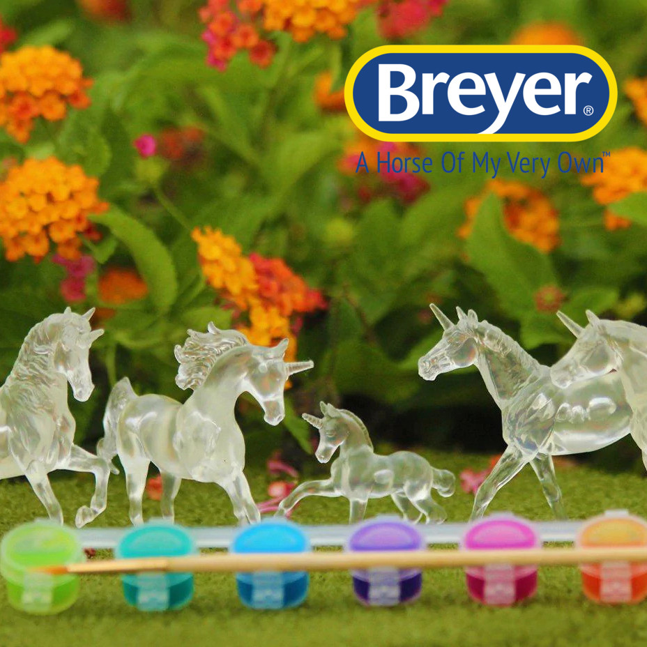 Breyer Suncatcher Unicorn Paint Play Kit