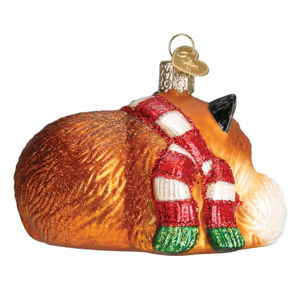 Glass Ornament :: Vintage Fox - Thumbnail 3