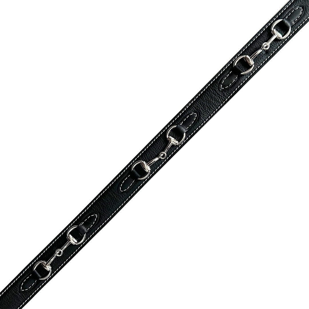Huntley Equestrian Kids Snaffle Bit Leather Belt - Just for Ponies