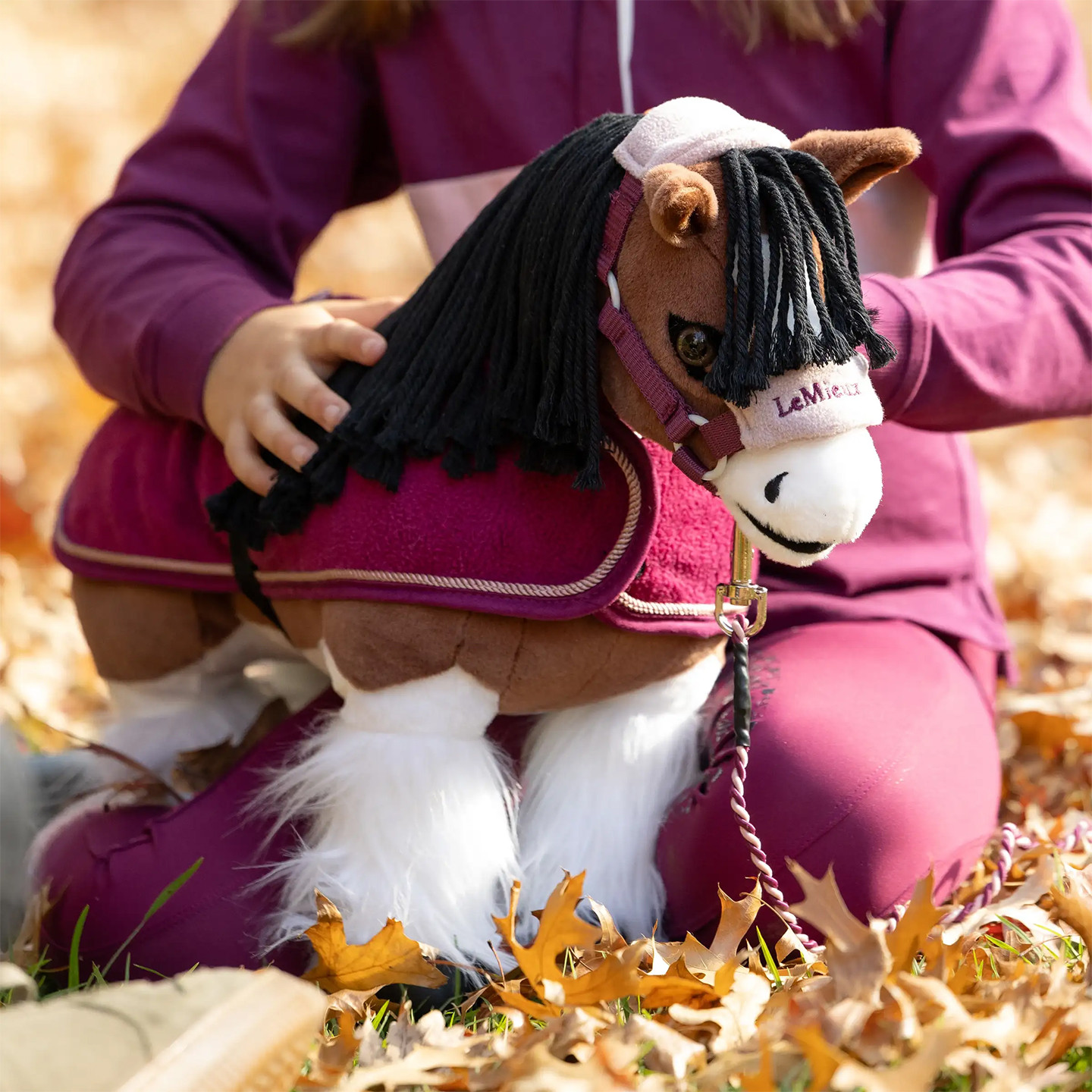 LeMieux Toy Pony Titan, Bay Clydesdale