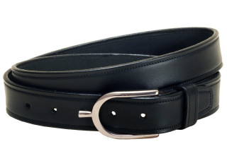 Tory Black Spur Buckle Belt, 24