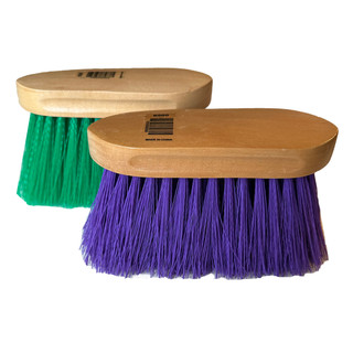 Champion Long-Bristle Poly Flick Brush, Green & Purple