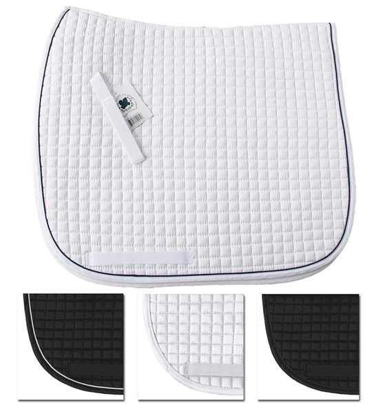 White with Black Piping.