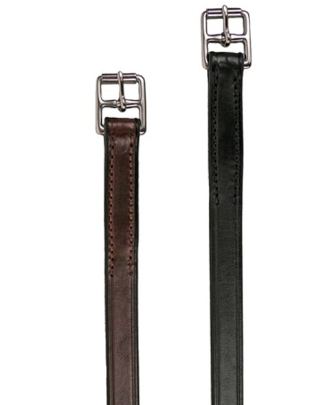 Nunn Finer Stirrup Leathers, Black & Havana, 42'' & 48''