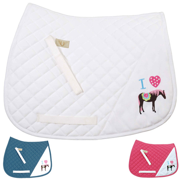 TuffRider I Heart Pony Saddle Pad TuffRider I Heart Pony Saddle Pad