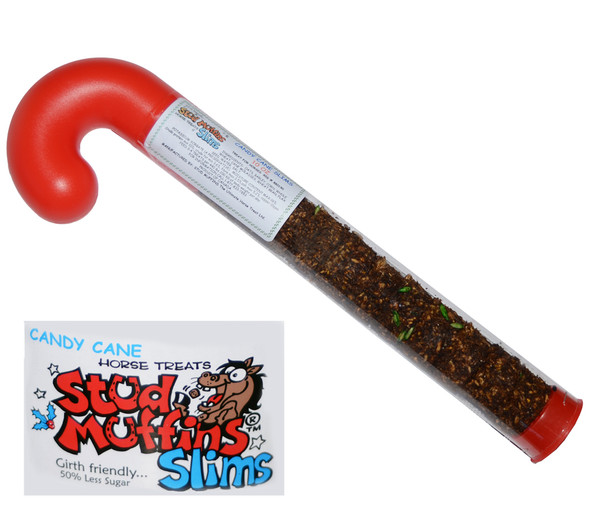 Stud Muffins SLIMS  Candy Cane of Horse Treats, 10 Oz Stud Muffins SLIMS  Candy Cane of Horse Treats, 10 Oz