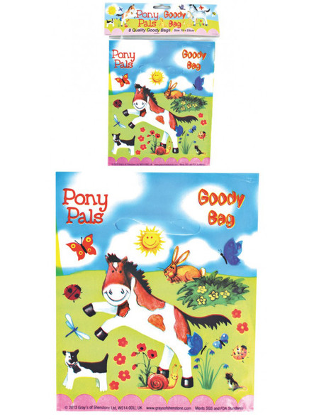 Pony Pals Party Goody Bags, Pack of 8