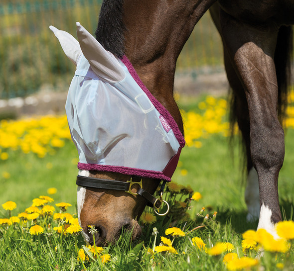 Amigo Fine Mesh Fly Mask with Ears, Three Sizes