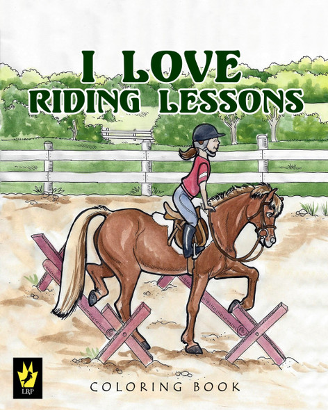 I Love Riding Lessons Coloring Book