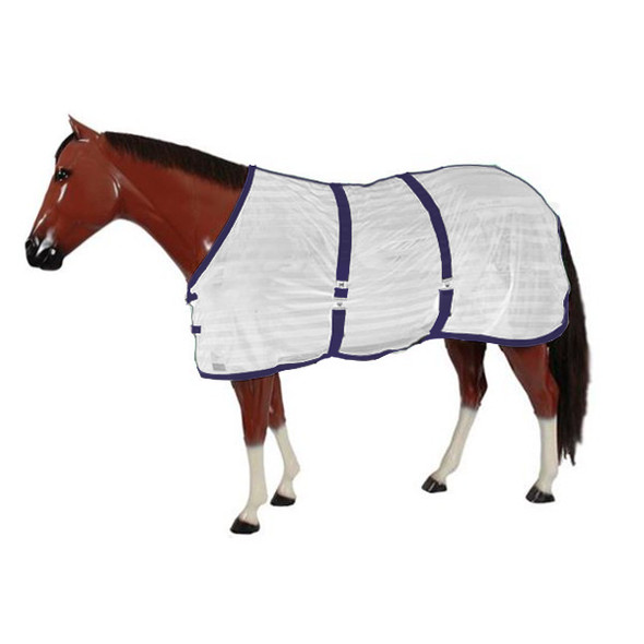 Jacks Cool Mesh Scrim Sheet, White with Navy, 52" Only Jacks Cool Mesh Scrim Sheet, White with Navy, 52" Only