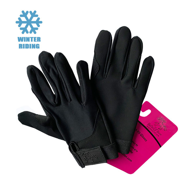 Belle & Bow Stretch Winter Show Gloves, Little Kids Sizes XS - L