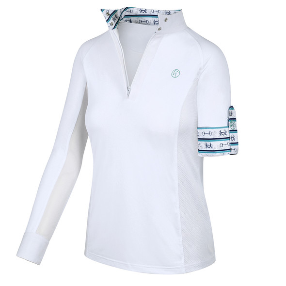 Kathryn Lily ProAir3 Long Sleeve White Shirt, Preppy Bits, Childs XXS - L