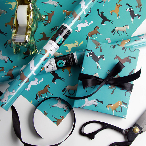 Party Ponies Gift Wrap - Three Sheets in a Roll