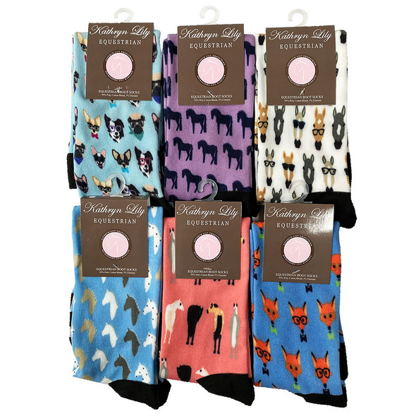 Kathryn Lily Equestrian Boot Socks for Kids
