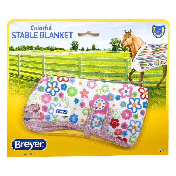 Breyer Colorful Blanket, Colorful Flowers.