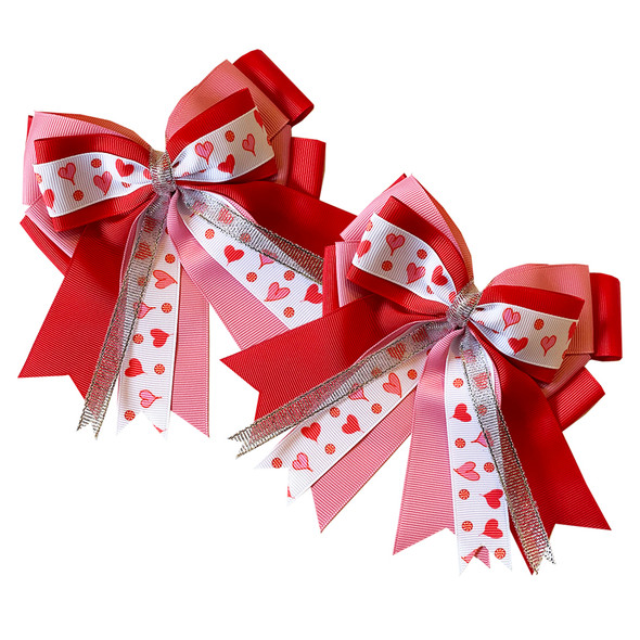 Kathryn Lily Hearts & Peppermints Show Bows