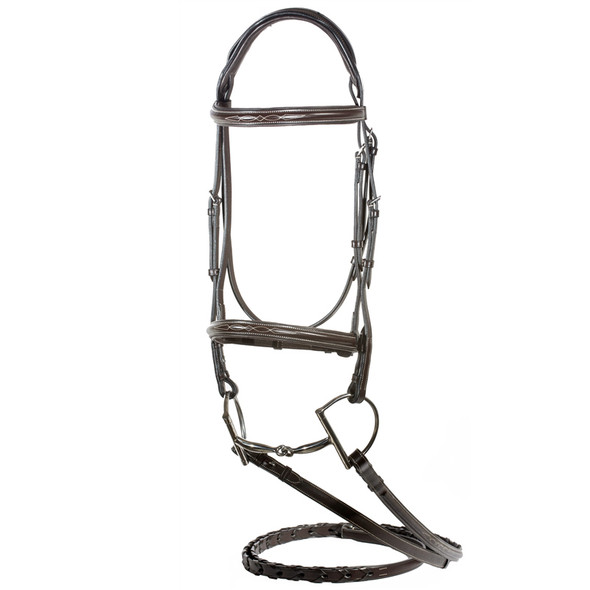 Nunn Finer Elena Padded Bridle, Havana, Pony & Cob Nunn Finer Elena Padded Bridle, Havana, Pony & Cob