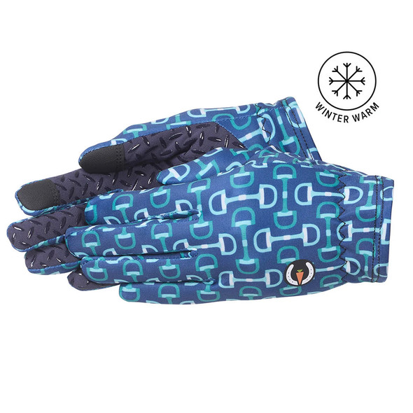 Kerrits Kids Thermo Tech Winter Riding Gloves, LAPIS BIT OF COLOR. Kerrits Kids Thermo Tech Winter Riding Gloves, LAPIS BIT OF COLOR.
