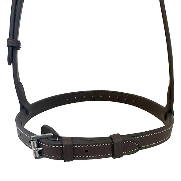 Pony tack noseband from the rear.