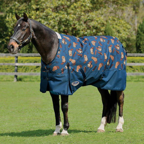 Weatherbeeta Comfitec Essential Turnout Sheet, Beaver Print, 48" - 69" Weatherbeeta Comfitec Essential Turnout Sheet, Beaver Print, 48" - 69"
