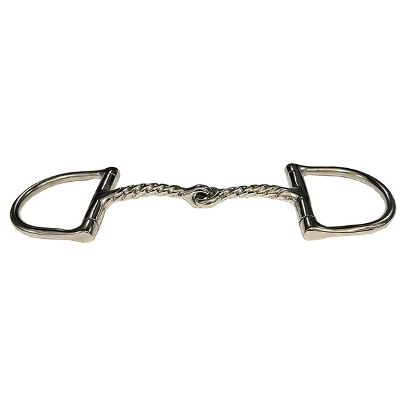 British Fast Twist Snaffle Dee Bit 4", 4.25", 4.5"
