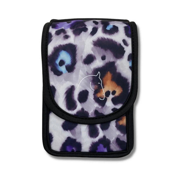 Cheetah horse holster phone pouch.