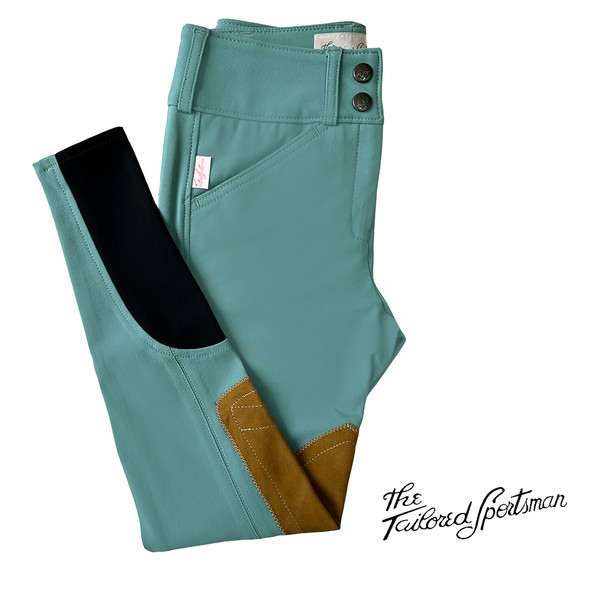Girls Tailored Sportsman sock bottom breech, Spa. Girls Tailored Sportsman sock bottom breech, Spa.