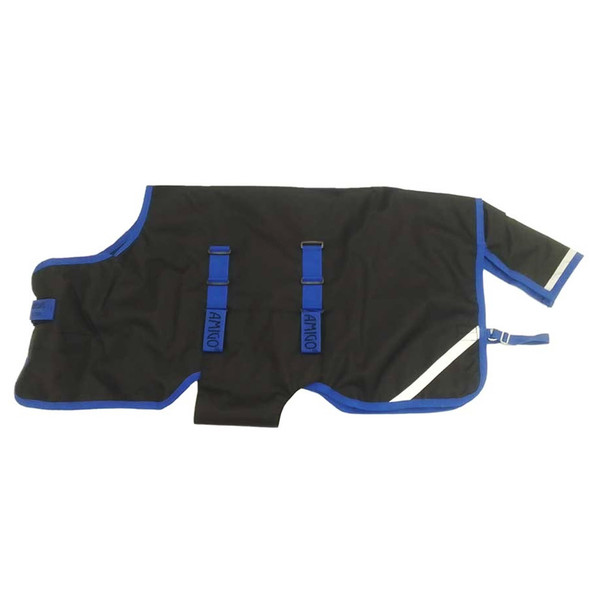 Amigo Ripstop 900D Foal / Mini Turnout 50g Turnout Blanket, Black/Classic Blue, 36" - 60". Amigo Ripstop 900D Foal / Mini Turnout 50g Turnout Blanket, Black/Classic Blue, 36" - 60".