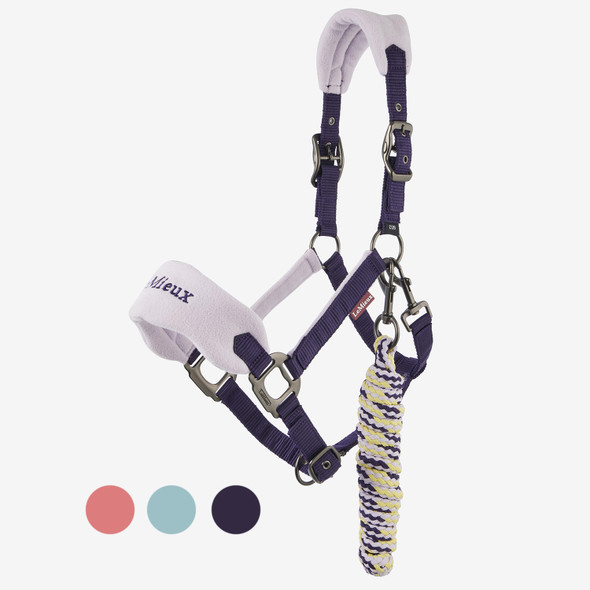 LeMieux Mini Vogue Halter & Leadrope, Juniper .