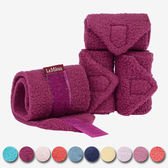 LeMieux Toy Pony Bandages, Blackberry.