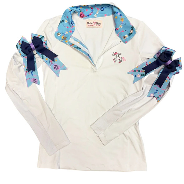Belle & Bow LONG Sleeve Show Shirt, Friendship, 2 - 10 Years . Belle & Bow LONG Sleeve Show Shirt, Friendship, 2 - 10 Years .