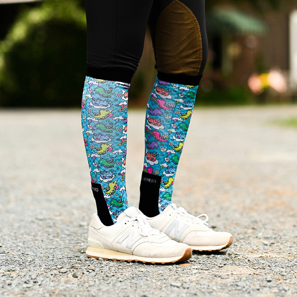 Dreamers & Schemers YOUTH Pair & a Spare Boot Socks, Dragon Dreams. Dreamers & Schemers YOUTH Pair & a Spare Boot Socks, Dragon Dreams.