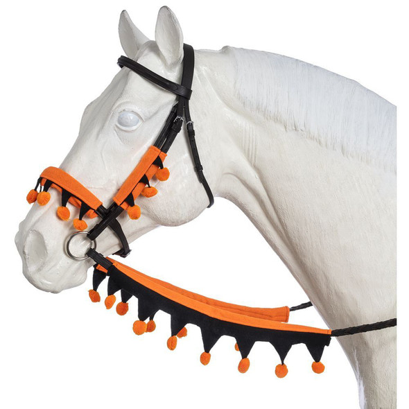 Halloween Horse Wear, 5-Piece Bridle Set. Halloween Horse Wear, 5-Piece Bridle Set.