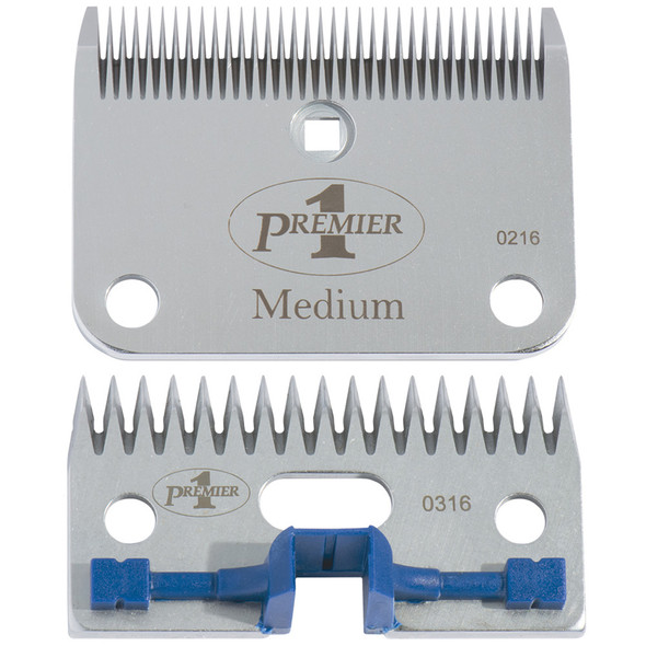 Premier Medium Blade Set (.08 in) for Lister Star Clippers. Premier Medium Blade Set (.08 in) for Lister Star Clippers.