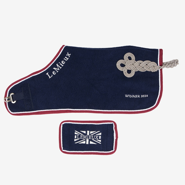 LeMieux Toy Pony Winners Blanket, Navy .