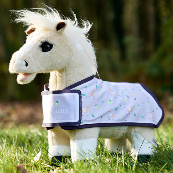  LeMieux Toy Pony Printed Blanket, Lilac & Lemon 