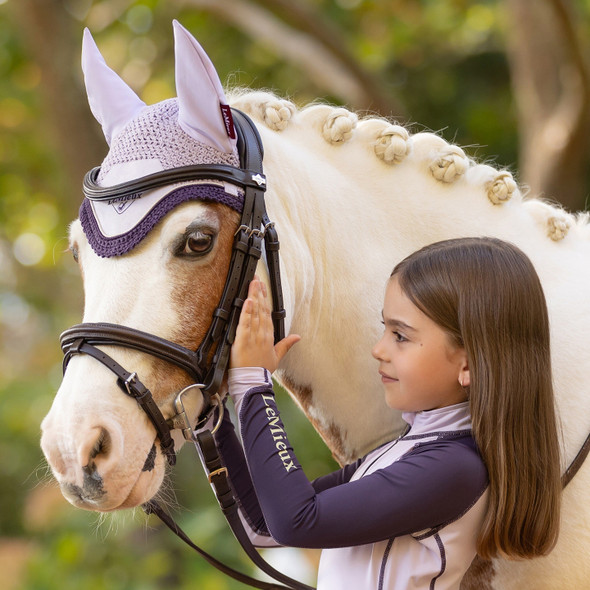  LeMieux Mini Classic Ear Bonnet, Lilac.