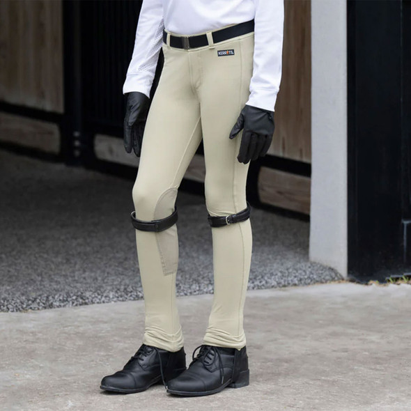 Kerrits Kids Coolcore® Knee Patch Jod, Sand.