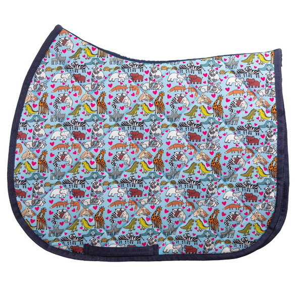 Dreamers & Schemers Pony Saddle Pad, Love Ya Always.