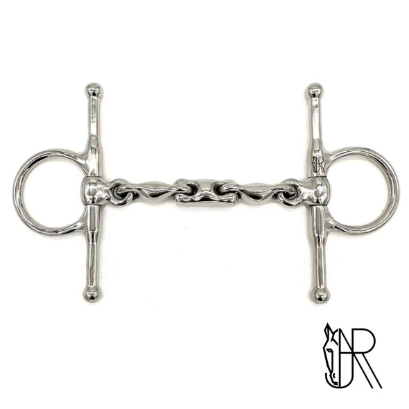 AJR Pony Locking Waterford Full Cheek Bit, 4.5".