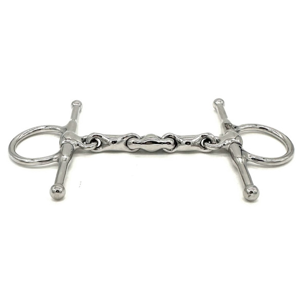 Full Cheek snaffle for ponies from AJR with locking waterford mouthpiece.