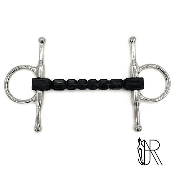 AJR Pony Rubber Block MorphFull Cheek Bit, 4.5"