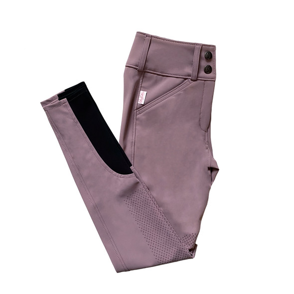 ailored Sportsman Girls TechLight Silicone Boot Sock Breech, FZ, Plum.