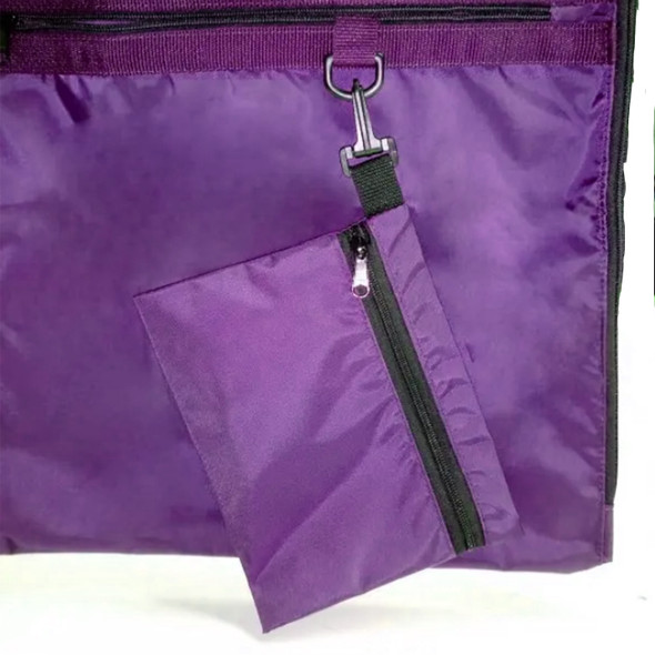 Tally Ho Garment Bag Accessory Pouch, Purple.