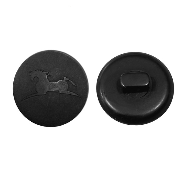 RJ Classics Smooth Logo Shank Buttons for Show Coats, Sleeve & Coat Size