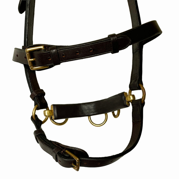 Exselle Leather Lunging Cavesson,Pony/Cob